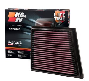 Ford Fiesta Performance Air Intake - K&N Engineering - High-Flow Air Filter - `08-`17